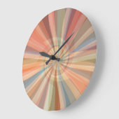 Cooler 60er Retro Abstrakt Kaleidoskop Psychedelis Große Wanduhr (Winkel)