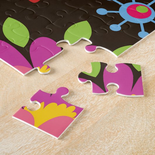 Cooler 60er Style Peace & Liebe Puzzle (Seite)