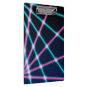 Cooler 80er Laserlicht-Show-Hintergrund-Retro Neon Klemmbrett (Rechts)