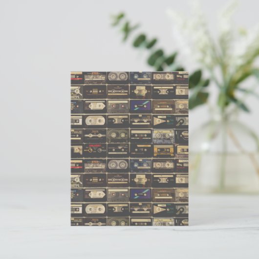 Cooler 80er Vintag Postkarte (Stehend Vorderseite)