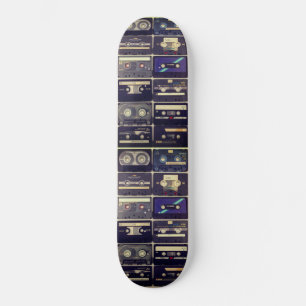 Cooler 80er Vintager Kassettendecker Skateboard