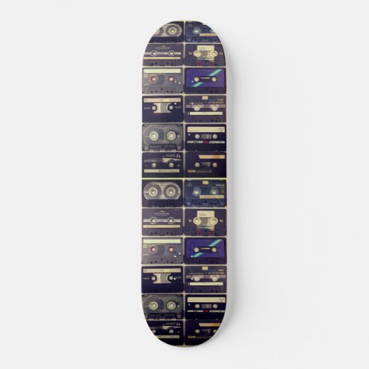 Cooler 80er Vintager Kassettendecker Skateboard (Vorderseite)