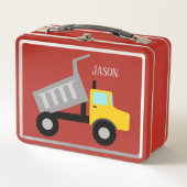 Cooler Abschleppwagen mit Namen Metal Lunch Metall Brotdose (Vorderseite)