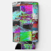 Cooler – Abstract Grid Selters Dosenkühler (Rückseite)