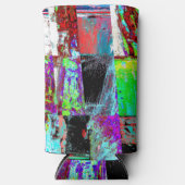 Cooler – Abstract Grid Selters Dosenkühler (Vorderseite)