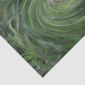 Cooler Abstrakter Retro Chartreuse Grüner Blumenwi Seidenpapier (Ausschnitt)