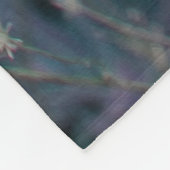 Cooler Abstrakter Retro-Schwarz und Aquamariner ko Fleecedecke (Ecke)