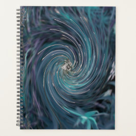 Cooler Abstrakter Retro-Schwarz und Aquamariner ko Planer