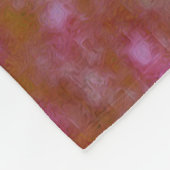 Cooler Abstrakter Rot-, Blau- und Rosatorwirbel Fleecedecke (Ecke)