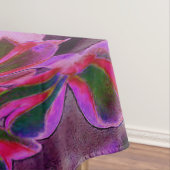 Cooler Abstrakter Rot-, Blau- und Rosatorwirbel Tischdecke (Beispiel)