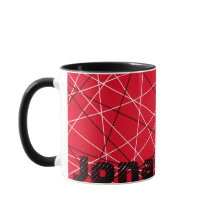 Cooler Abstrakter Roter Gitarrenname