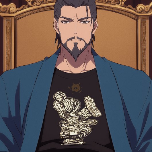 Cooler Abstrakter T - Shirt