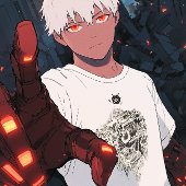 Cooler Abstrakter T - Shirt