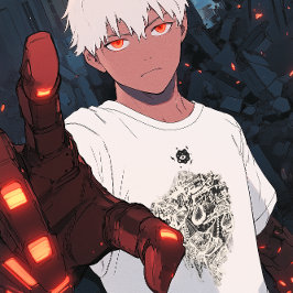 Cooler Abstrakter T - Shirt