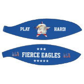 Cooler Adler, die amerikanische Flagge, Star Basketball (Panele)