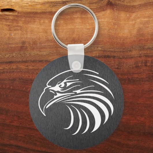 Cooler Adler Kopf - Schlüsselanhänger (Vorderseite)