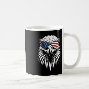 Cooler Adler US-amerikanische Flagge 4. Juli für M Kaffeetasse