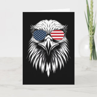 Cooler Adler Us Amerikanische Flagge 4. Juli Für M Karte