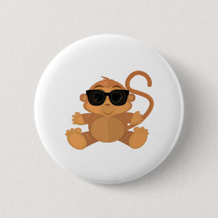 Cooler Affe Button