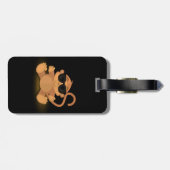 Cooler Affe Gepäckanhänger (Rückseite horizontal)