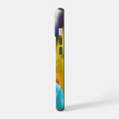 Cooler Affe mit Kopfhörern iPhone 15 Hülle (Linke Seite)