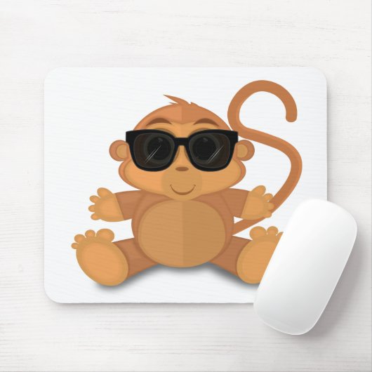 Cooler Affe Mousepad (Mit Mouse)