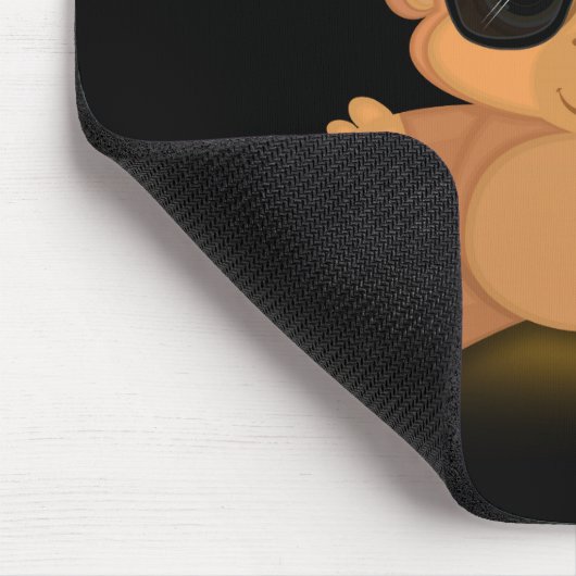 Cooler Affe Mousepad (Ecke)