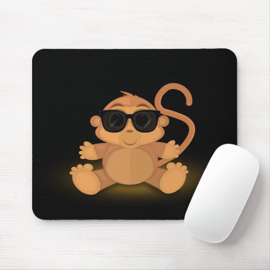 Cooler Affe Mousepad (Mit Mouse)