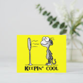 Cooler Affe Postkarte (Stehend Vorderseite)