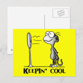 Cooler Affe Postkarte (Vorne/Hinten)
