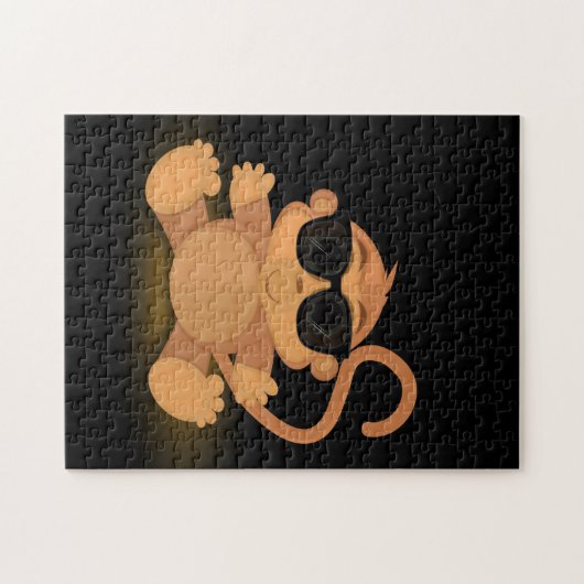 Cooler Affe Puzzle (Horizontal)