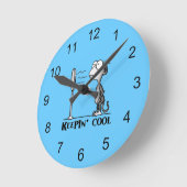 Cooler Affe Runde Wanduhr (Winkel)
