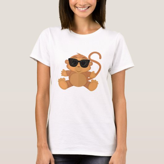 Cooler Affe T-Shirt (Vorderseite)