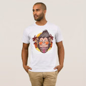 Cooler Affe T-Shirt (Vorne ganz)