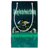 Cooler Afroamerikanischer Junge Geburtstag Kleine Geschenktüte (Vorderseite)