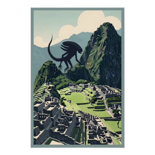 Cooler Alien Xenomorph Poster (Vorderseite)