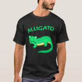 Cooler Alligator und Phantastische Krokodilkatze u T-Shirt (Vorderseite)