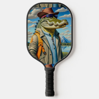 Cooler Alligator Wandern Abstrakt Pickleball Schläger