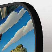 Cooler Alligator Wandern Abstrakt Pickleball Schläger (Linke Seite)