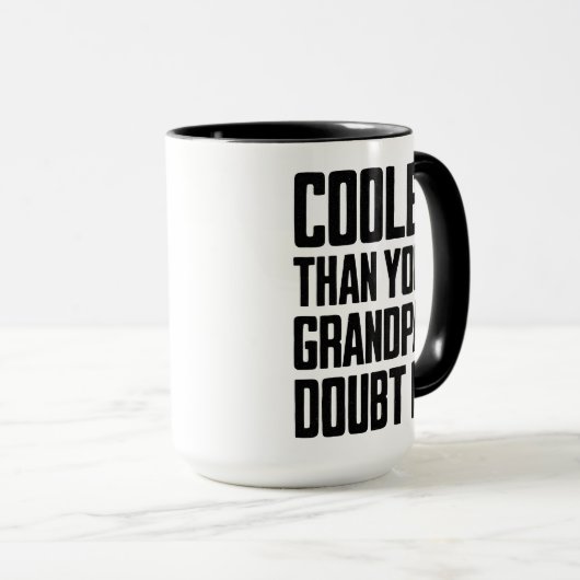 Cooler als dein Opa Tasse (VorderseiteRechts)