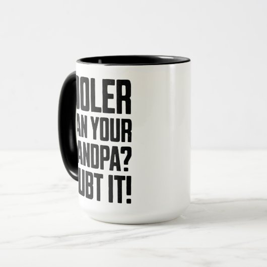 Cooler als dein Opa Tasse (Vorderseite Links)