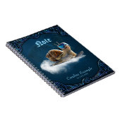 Cooler als die Erholung, die Snowboardsnail. Notizblock (Rechte Seite)