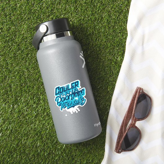 Cooler als die Zehennägel eines Eisbären klassisch Aufkleber (HydroFlask Insitu)