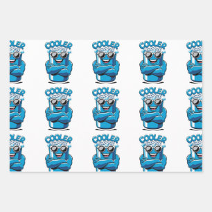 Cooler als Sie - Funny Party Cooler Design Geschenkpapier Set