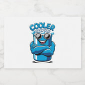 Cooler als Sie - Funny Party Cooler Design Lebensmitteletikett (Einzelnes Label)