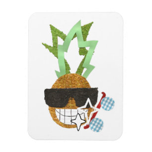 Cooler Ananas-Foto-Magnet Magnet