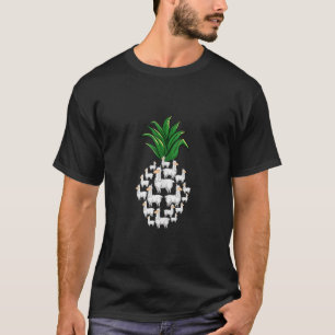 Cooler Ananas-Llama Hawaiian Alpacas Tier T-Shirt