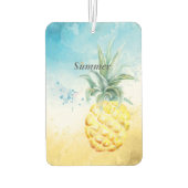 Cooler Ananas Sommer Autolufterfrischer (Rückseite)