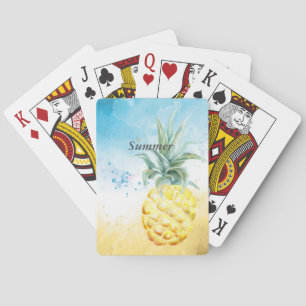 Cooler Ananas Sommer Spielkarten