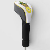 Cooler Ananas-Typ auf Ananassring rollen Golf Headcover (angewinkelt)